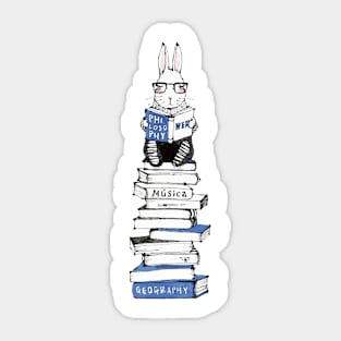 reading books Sticker